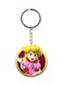 Cartoon Princess Printed Double Sided Keychain