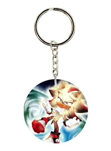 Sonic Double Sided Keychain