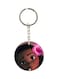 Cartoon Girl Printed Keychain
