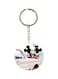 Mickey And Minnie Printed Keychain