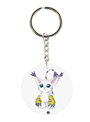 Anime Digimon Printed Keychain
