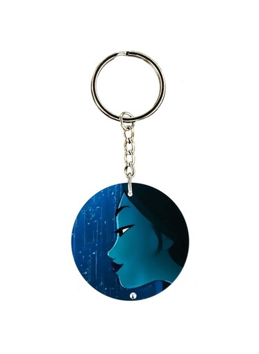 Printed Single Sided Keychain