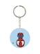 Single Sided Spiderman Printed Keychain
