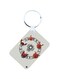 Anime Digimon Printed Keychain Grey/Red/Black