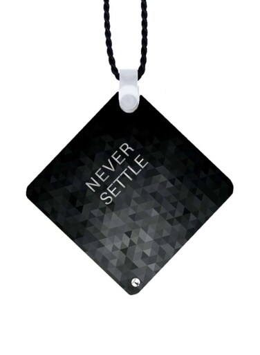 English Phrases Printed Car Mirror Pendant