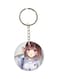 Anime Girl Printed Keychain