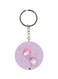 Cartoon Printed Double Sided Keychain