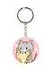 Cats Printed Keychain