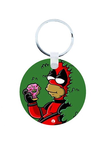 Simpsons Wooden Keychain