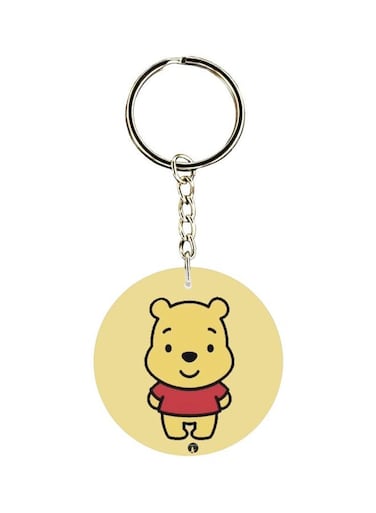 Pooh Printed Keychain