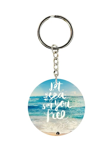 English Phrases Printed Keychain