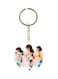 Cartoon Themed Single Sided Key Chain