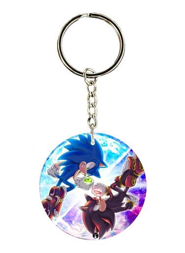 Sonic Double Side Printed Keychain