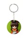 Doll Printed Plastic Keychain