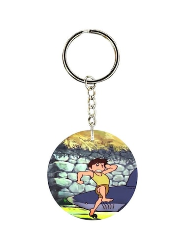 Adnan And Lina Anime Printed Keychain