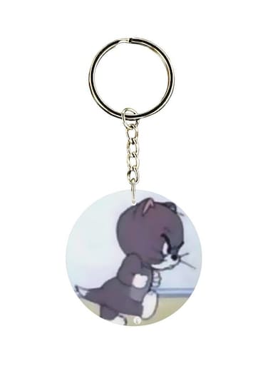 Tom Character Printed Keychain
