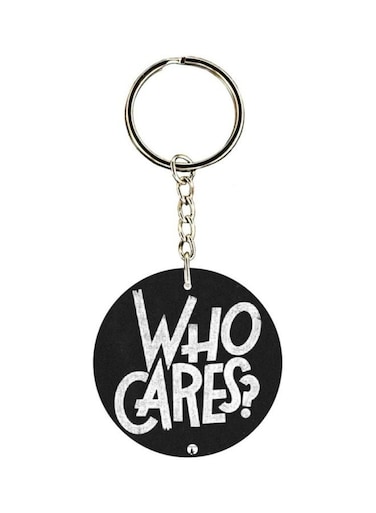 Quote Printed Keychain