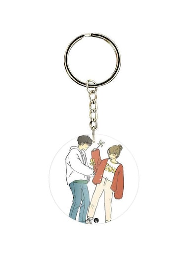 Animated Character Printed Keychain