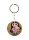 Doll Printed Plastic Keychain