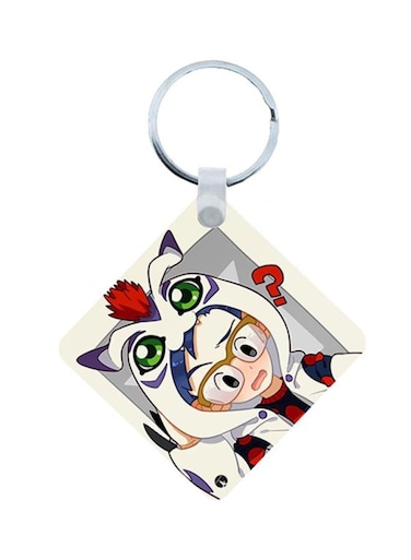 Digimon Anime Wooden Keychain
