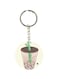 Cactus Printed Single Sided Keychain