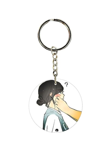 Girl Printed Keychain