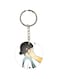 Girl Printed Keychain