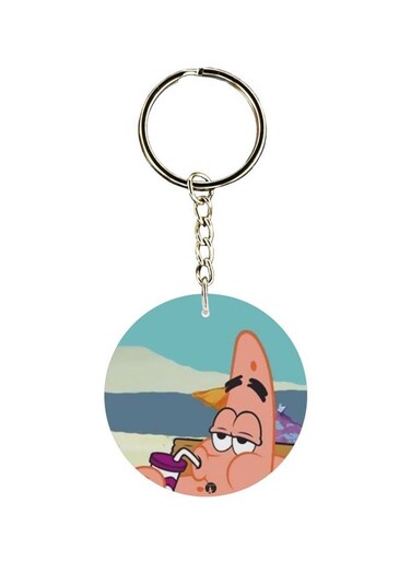 Cartoon Printed Keychain