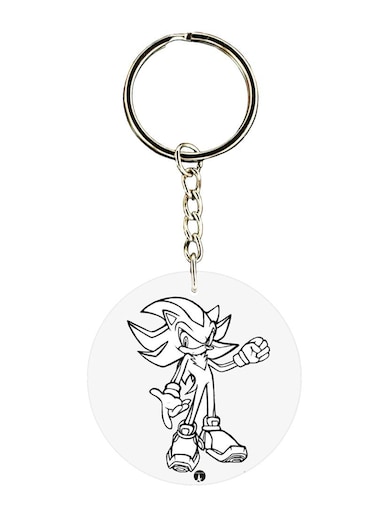 Sonic Printed Keychain