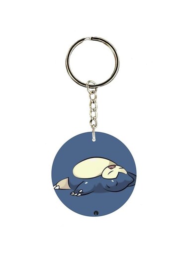 Cartoon Themed Single Sided Keychain