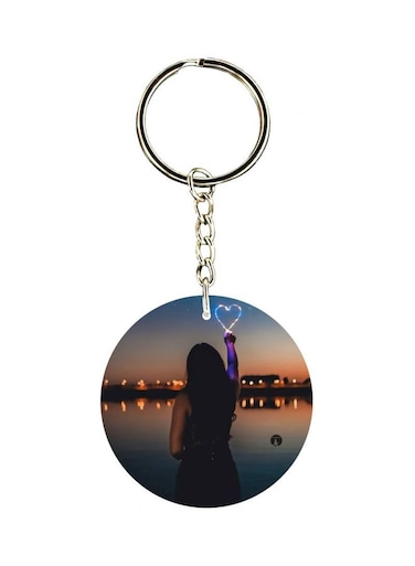 Girl Printed Keychain