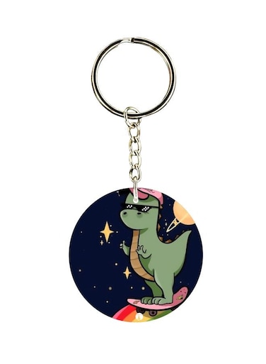 Cartoon Themed Single Sided Keychain