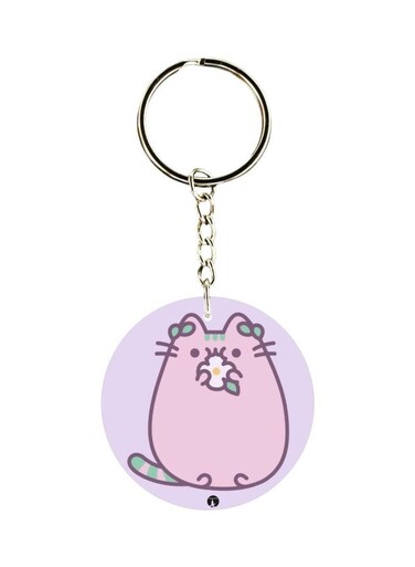 Cat Printed Keychain