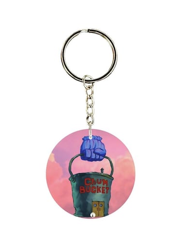 Chum Bucket Themed Keychain