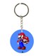 The Super Mario Video Game Double Side Printed Keychain