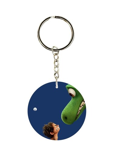 Double Sided Cartoon Printed Keychain
