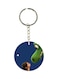 Double Sided Cartoon Printed Keychain