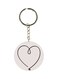 Heart Theme Single Sided Keychain