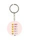 Double Sided Emoji Smiley Printed Keychain