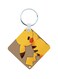 Space Printed Car Mirror Pendant