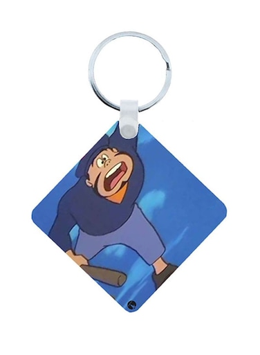 Adnan And Lina Wooden Keychain