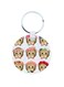 Emojis Wooden Keychain