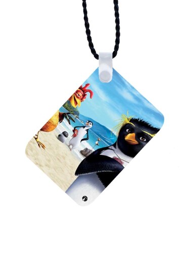 Surf Up Printed Car Mirror Pendant