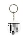 Printed Single Sided Keychain