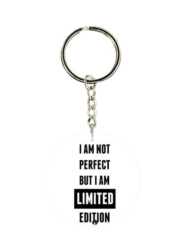 English Phrase Printed Keychain
