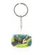 Keychain Of The Video Game Sonic ( 2 Sides)