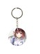 Double Sided Girl Printed Keychain