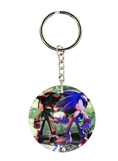Sonic Double Side Printed Keychain