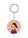 Cartoon Character Printed Keychain