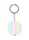 Rainbow Printed Double Sided Keychain